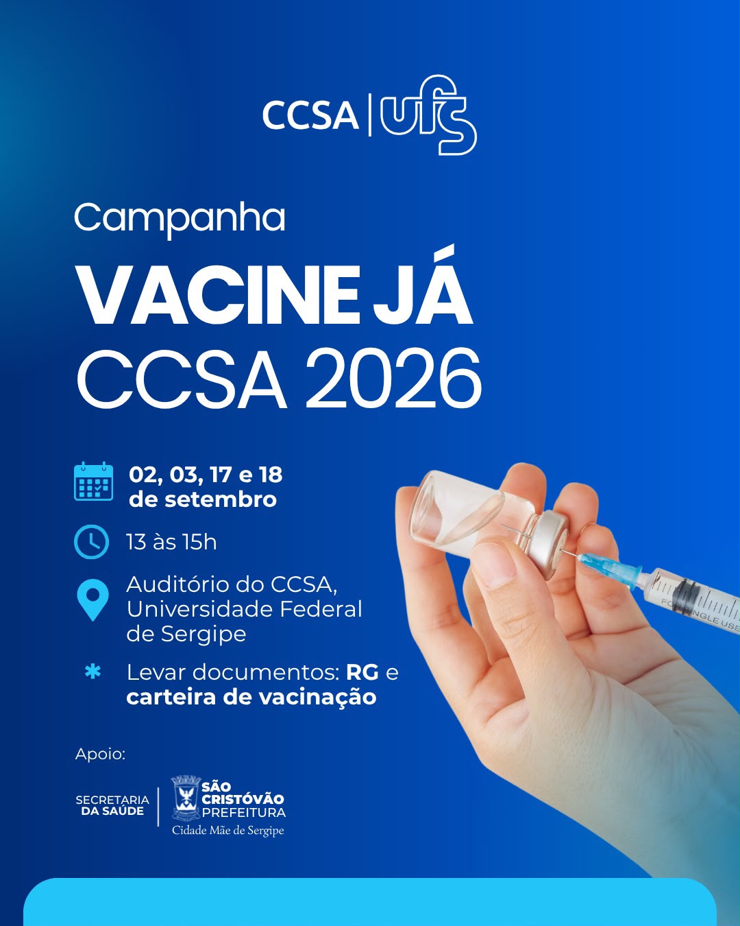Campanha de vacina ao 2026